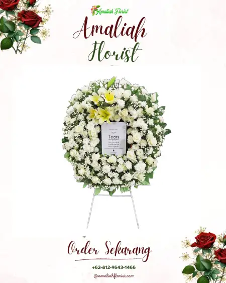 Krans Bunga Duka Bujuk Agung